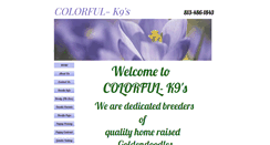 Desktop Screenshot of colorfulk9s.com